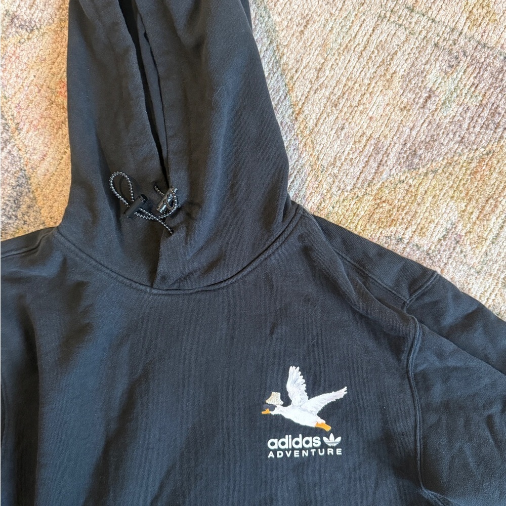 adidas Adventure Black Men's Hoodie - Picture 2 of 4
